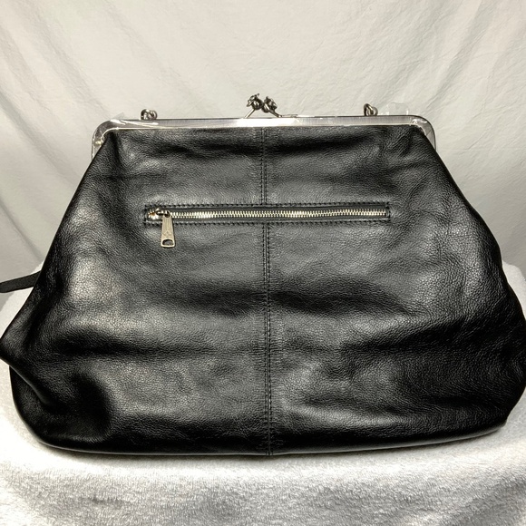 NWT - Patricia Nash Black Leather XL Serafina Bag - Picture 3 of 13
